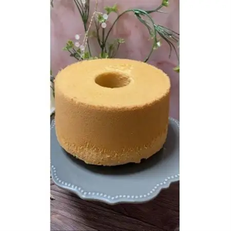 奈良県上牧町製造の米粉バニラシフォンケーキ6カットセット【配送不可地域：離島】【1594513】
