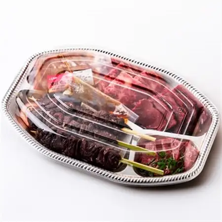くじら焼肉三昧セット(バーベキューセット590g+ハラミ肉150g)【配送不可地域：離島】【1512642】