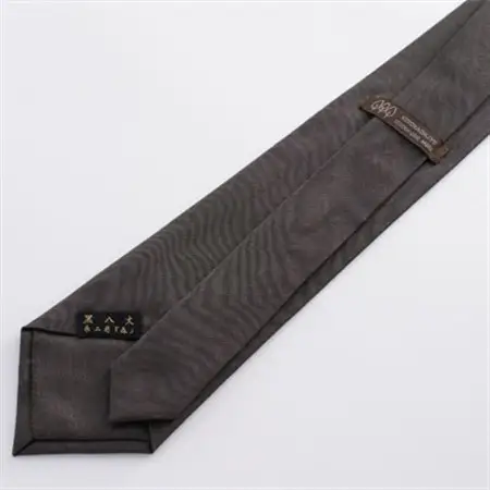 「黒八丈」泥染ネクタイ【糸工房「森」(あきる野の匠)】【1541581】