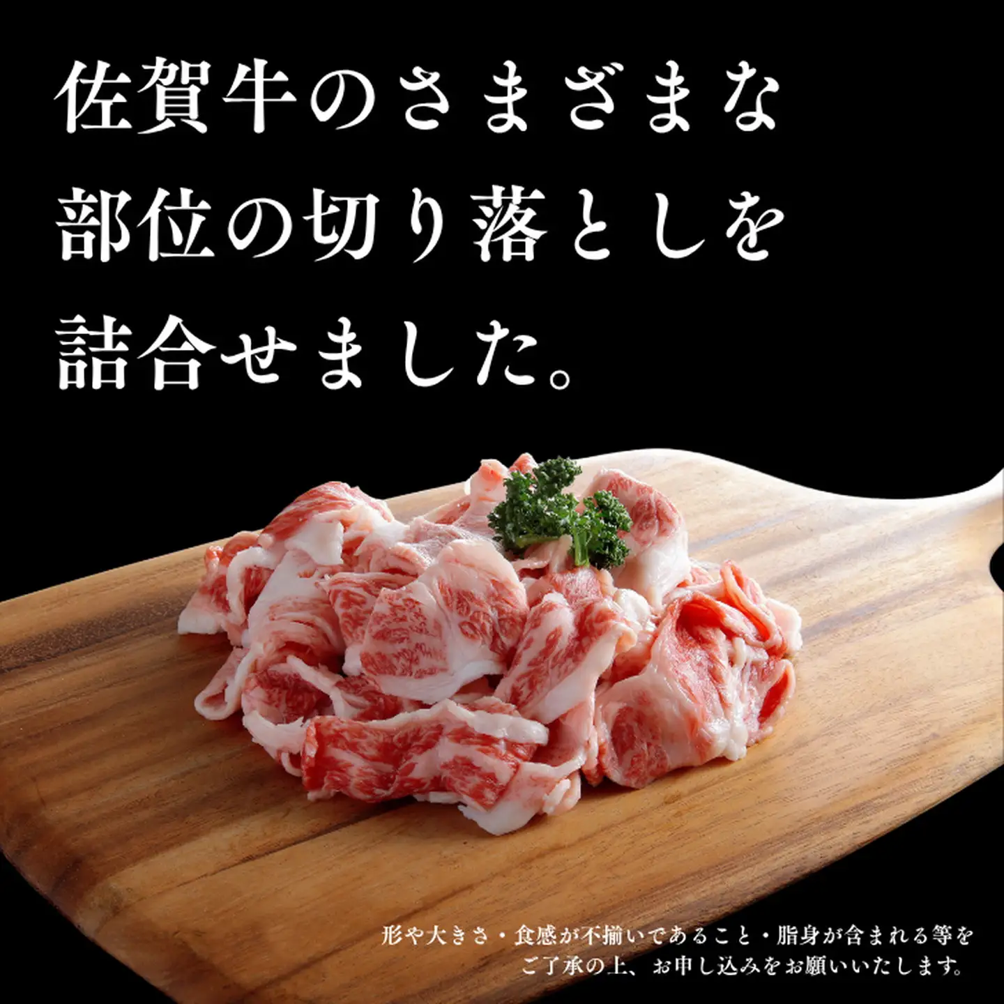 佐賀牛切り落とし1kg（500g×2P） 黒毛和牛 牛肉 ブランド牛 九州 和牛 牛肉切り落とし：B170-021