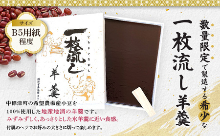 【1～3月発送】標津羊羹 (一枚流し羊羹) 2個【22018】