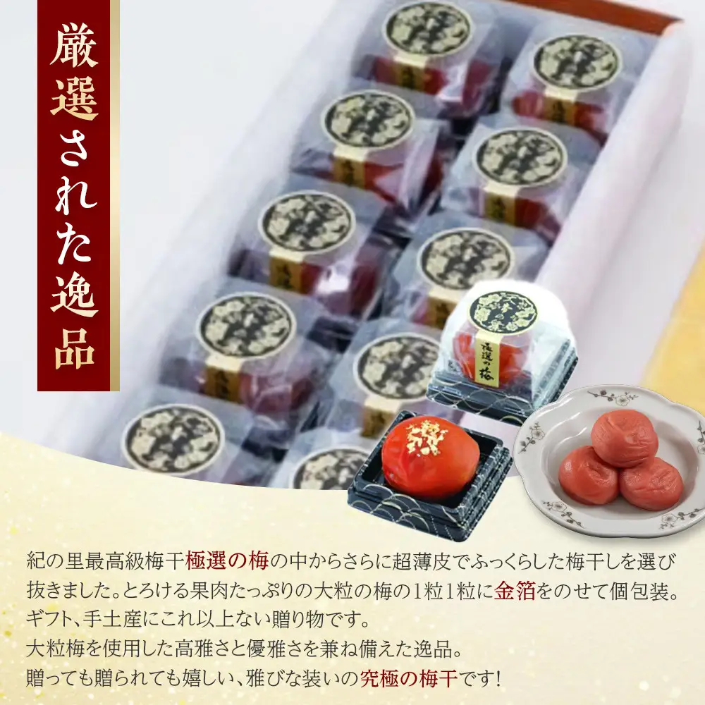 極選の梅 天帝の舞 1箱10粒入り ［Kn11］