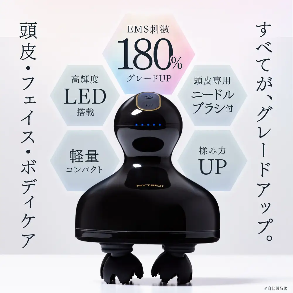 MYTREX EMS HEAD SPA PRO 電気針 ヘッドスパ 日用品 健康家電 美容家電 家電 マッサージ マッサージ機 スカルプ 美容 頭皮ケア リフトケア ギフト マイトレックス ヘッドマッサージャー