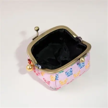 2.5寸ボストンがま口　パンダ柄【1629696】