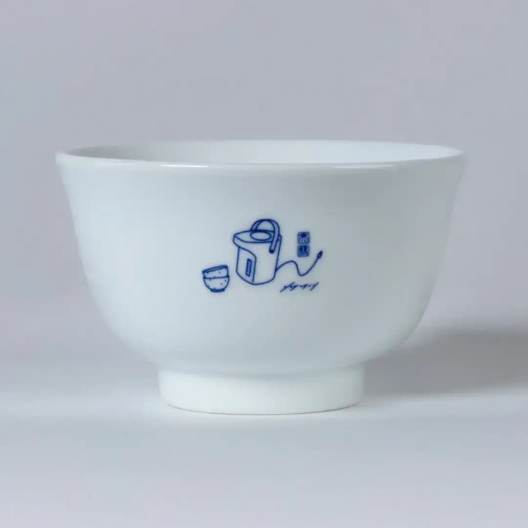めおと お茶漬け茶碗（マスター） 麺類 ダブルウォール構造 食洗機対応 電子レンジ対応 [株式会社プラスワイズ] 【018S094】