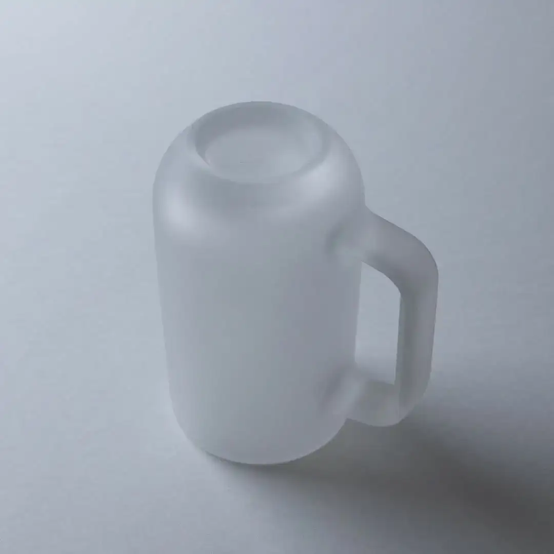 めおと ジョッキ（フロスト） ビールジョッキ グラス おしゃれ 食洗機対応 [株式会社プラスワイズ] 【016S081】