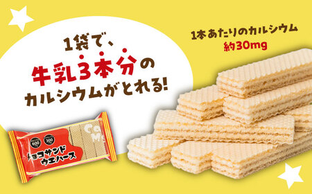 チョコ サンドウエハース 420個 (1袋21枚入り×20袋) 瑞浪市 / 中新製菓 お菓子 おやつ 大容量[AZBN004]