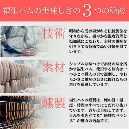 福生ハム　骨付きももハム(骨抜き)【配送不可地域：離島】【1625752】