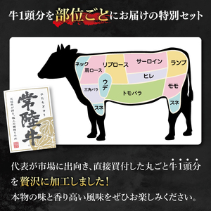 【茨城県共通返礼品】常陸牛 丸ごと１頭分 約440kg（BG-30）