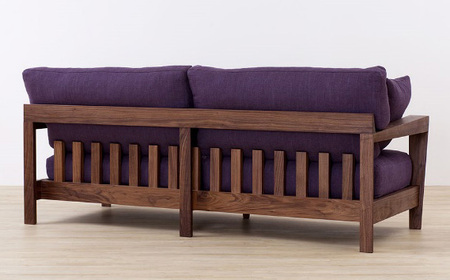 （レッドオーク）AUTHENTICITY SOFA D BK（ブラック） No.828-12
