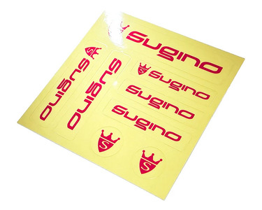Sugino Sticker Sheet Clear ステッカー クリア 自転車パーツ スギノエンジニアリング 12-094