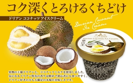 ドリアン ココナッツ アイスクリーム 100ml 6個 濃厚 ココナッツ ミルク