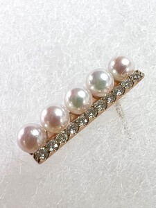 K18PG アコヤ ベビーパール ダイヤモンド ピアス YF-34