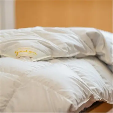 逸品 アイスランド産アイダーダック ダウン98% 春秋用合掛け羽毛ふとん セミダブルサイズ【1457432】