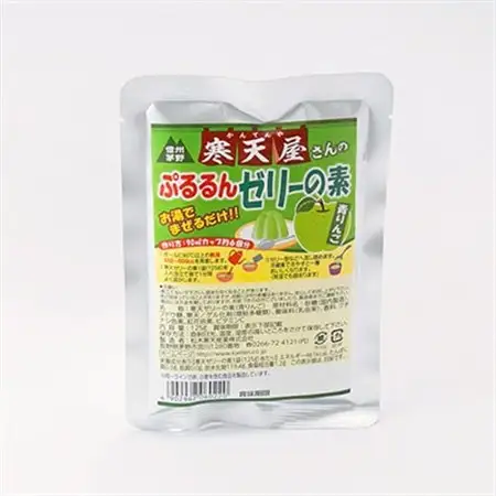 寒天屋さん　ぷるるん寒天ゼリーの素(青りんご)(125g×3袋)【1634055】