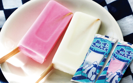 みふねのあいすきゃんでぇ 14本（イチゴ味7本、シャンパンサイダー味7本） アイス あいす おやつ 氷菓子