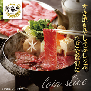 【茨城県共通返礼品】常陸牛肩ローススライス600g【肩ロース ロース 牛肉 銘柄牛 冷凍 たんぱく質 茨城県 阿見町】(81-04)