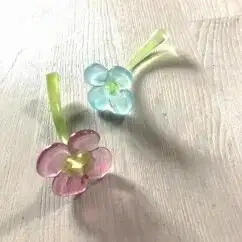 【ガラス】摘花はしおき（2個セット）