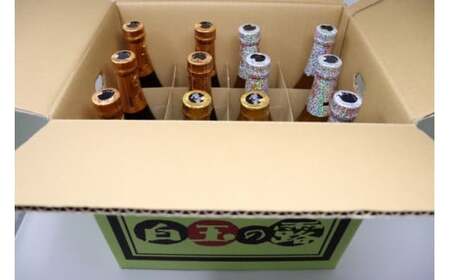 【数量限定】No.5062-2　白玉醸造　【魔王・白玉の露・元老院】焼酎 12本セット（4合瓶）