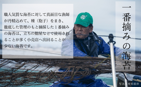 焼きのり おくまつしま至極50枚（10枚入り × 5袋） 一番摘み アルミ包装 焼き海苔 海苔 のり 宮城県 東松島市 オンラインワンストップ【B】
