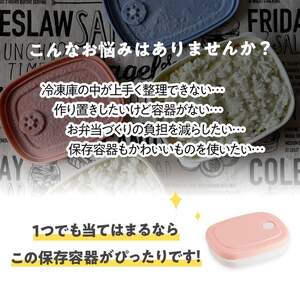 ご飯 冷凍 容器 200ml 5個 セット 白米 ごはん お弁当 食品 食材 保存 容器 ケース スケーター skater SLG2 パウダー パステル ブルー 青 あお 作り置き 食洗機 電子レンジ 日本製 〈スケーター株式会社〉  7-211