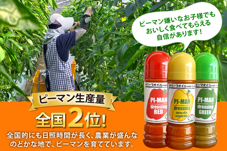 ドレッシング ピーマンドレッシング 3本 セット [東九農園 宮崎県 日向市 452061216]