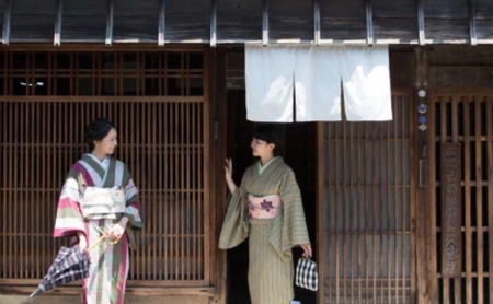 【伊勢木綿】反物〈臙脂・布団縞〉三重県指定伝統工芸品　反物 着物 和装 伊勢 木綿 伝統工芸品 三重県 津市 ファッション 服 男性 メンズ 女性 レディース 織物