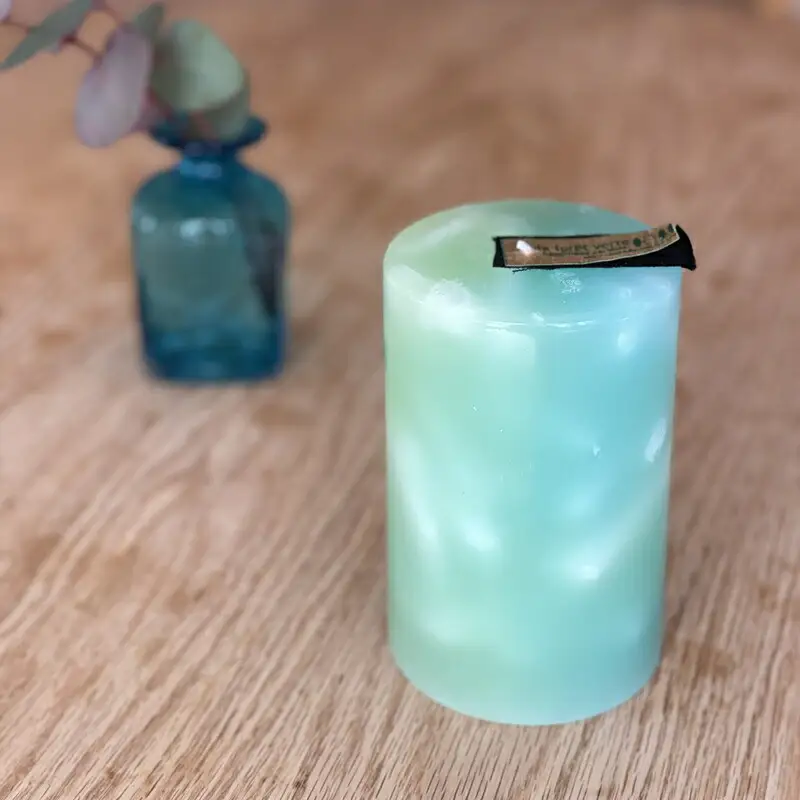グラデーション円柱キャンドル【防災 停電 キャンプ 癒し アウトドア おしゃれ シンプル ろうそく ロウソク ローソク 仏壇 リラックス 北欧 ナチュラル インテリア雑貨 日用品雑貨 生活雑貨 神奈川県 小田原市 キャンドル キャンドル 