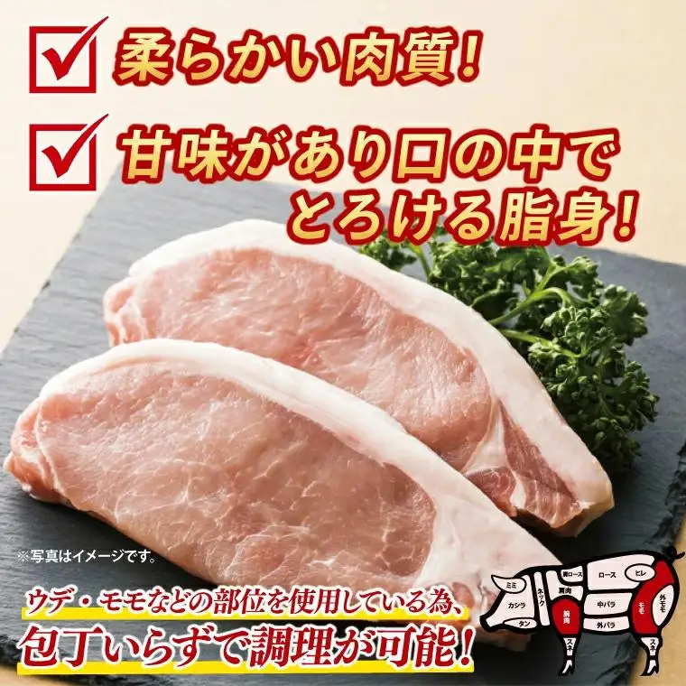 あぐー豚こま切れ 約1kg(500g×2パック) 