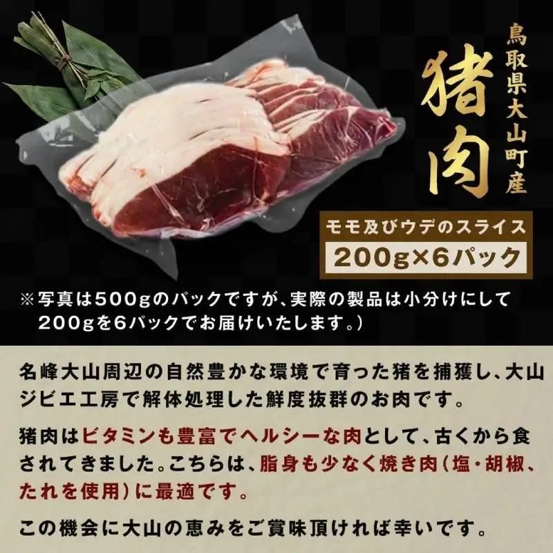 GB-03　猪肉モモ 1.2kg