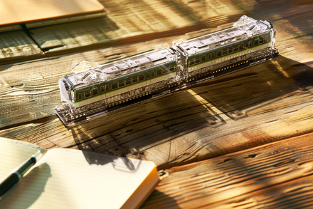 《京阪電車600形 立体組立キット「3Dアクデン」》アクリルスタンドの新境地 [1165]