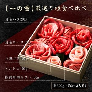【高島屋選定品】＜白雲台＞花織・しゃぶしゃぶ・特選＆上撰赤身4種・シャトーブリアン 4段重_OS010-0118