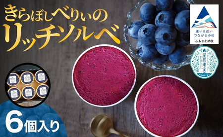 きらぼしべりぃのリッチソルベ6個入り アイス ソルベ アイス