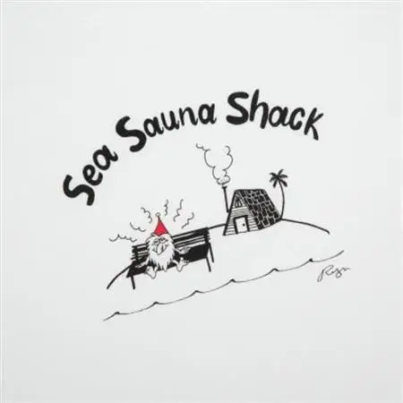 【Sea Sauna Shackオリジナル】ロゴTシャツ ホワイト Sサイズ【1632480】
