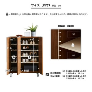 シューズボックス 【リアル 75 LO】 ヒッコリーメテオ_シューズボックス リアル 75 LO 大川家具 ヒッコリーメテオ 靴箱 靴 収納 可動棚 お洒落 国内製造 お取り寄せ 福岡県 久留米市 送料無料 〔Qd062-03〕