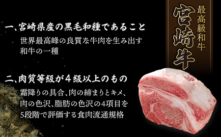宮崎牛ロースステーキセット 計1kg （250g×4）_K030-003