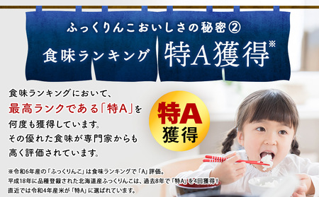 【3ヵ月定期便】令和7年産！ 北海道 木古内町 ふっくりんこ 10kg