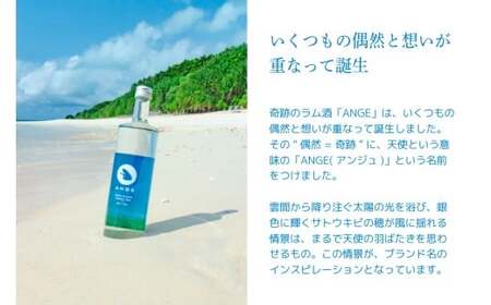 DT03　宮古島のサトウキビから生まれたラム酒「ANGE（アンジュ）」700ml