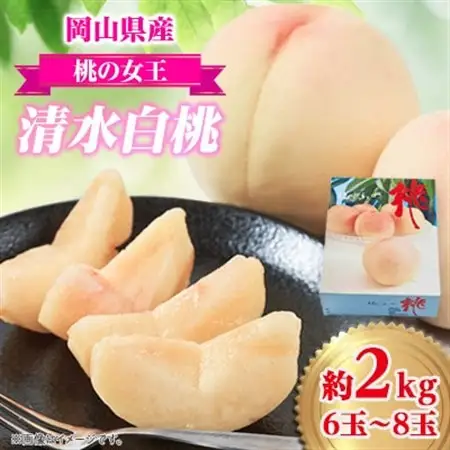 【発送月固定定期便】 岡山フルーツ旬の果物 清水白桃+シャインマスカット全2回【配送不可地域：離島】【4069071】