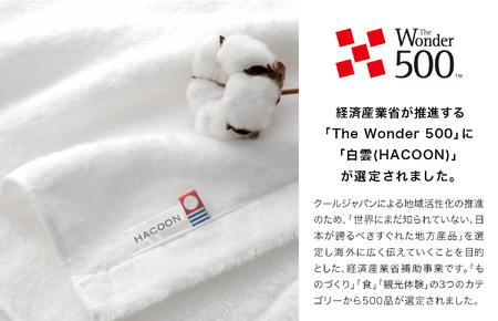 （今治タオルブランド認定）白雲 (HACOON) フェイスタオル 3枚セット （ソフトブラウン）【I000600FT3BR】