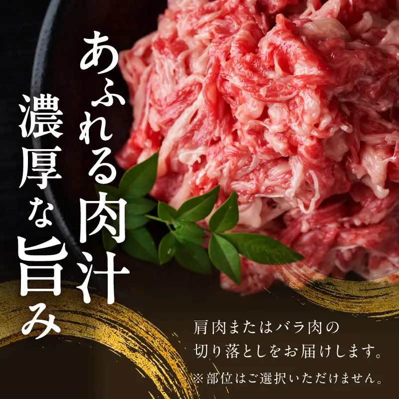 訳アリ！【A4-A5ランク】博多和牛切り落とし 1kg【A9-018】