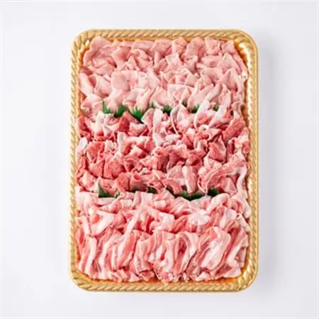 【豚肉 バラエティセット】湖西ポークC しゃぶしゃぶセット(ロース・肩ロース・バラ)約1.48kg【配送不可地域：離島】【1635234】