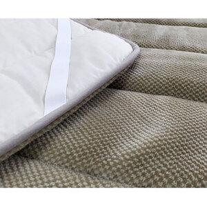 敷きパッド シングル 100×205 ベージュ 蒸れずに暖か コットン アクリル 敷パッド ベッド パッド ベッドパッド ベッドパッ シーツ 日本製 寝具 大阪府 岸和田市