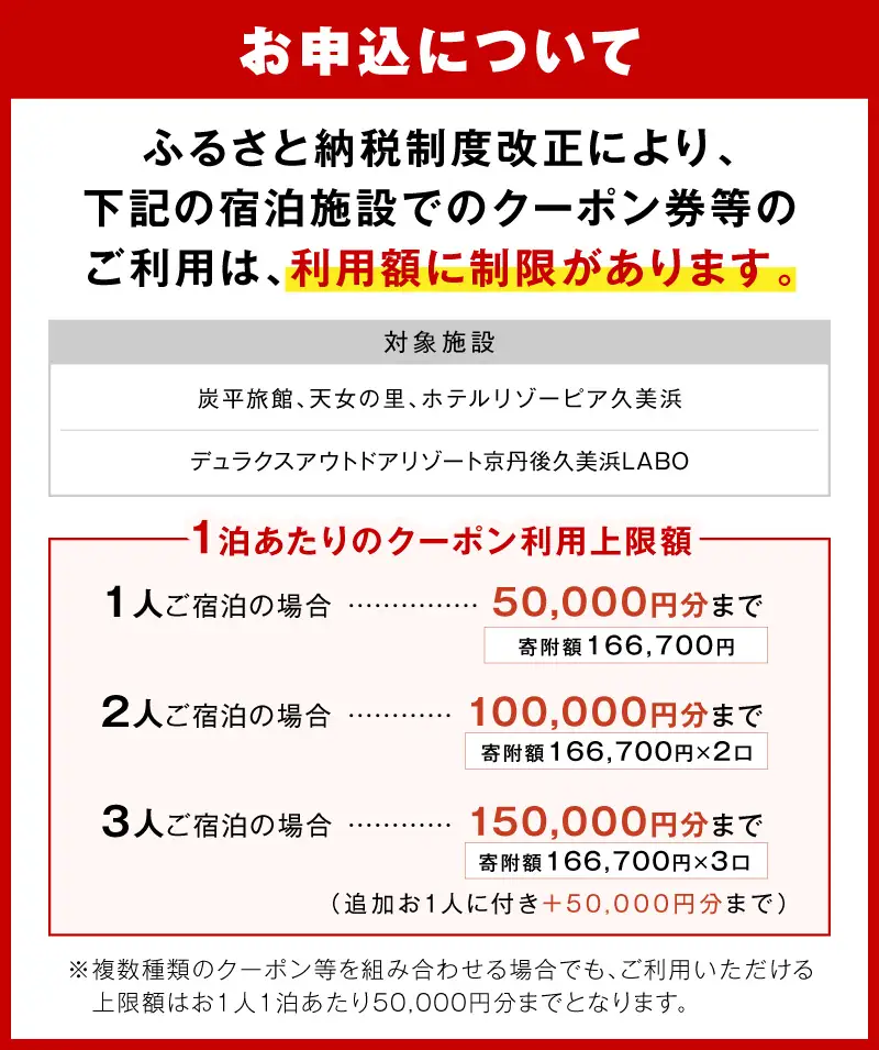 【京丹後市観光公社】京丹後宿泊クーポン　3,000円券×1枚