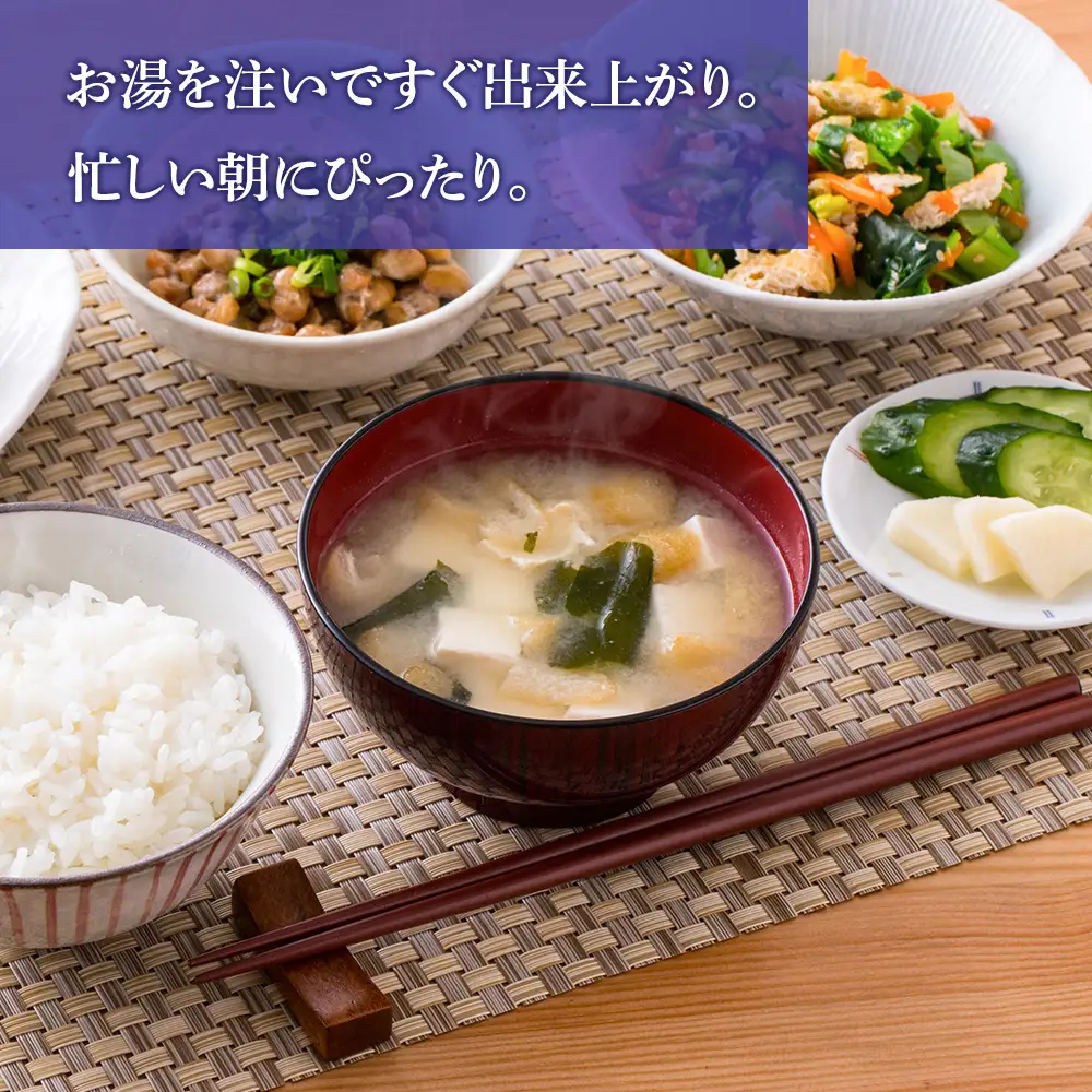 【定期便3ヶ月】  味噌汁 インスタント みそ汁 徳用 即席 4種 22食入 スープ ×10袋 セット【紅一点】《千歳工場製造》