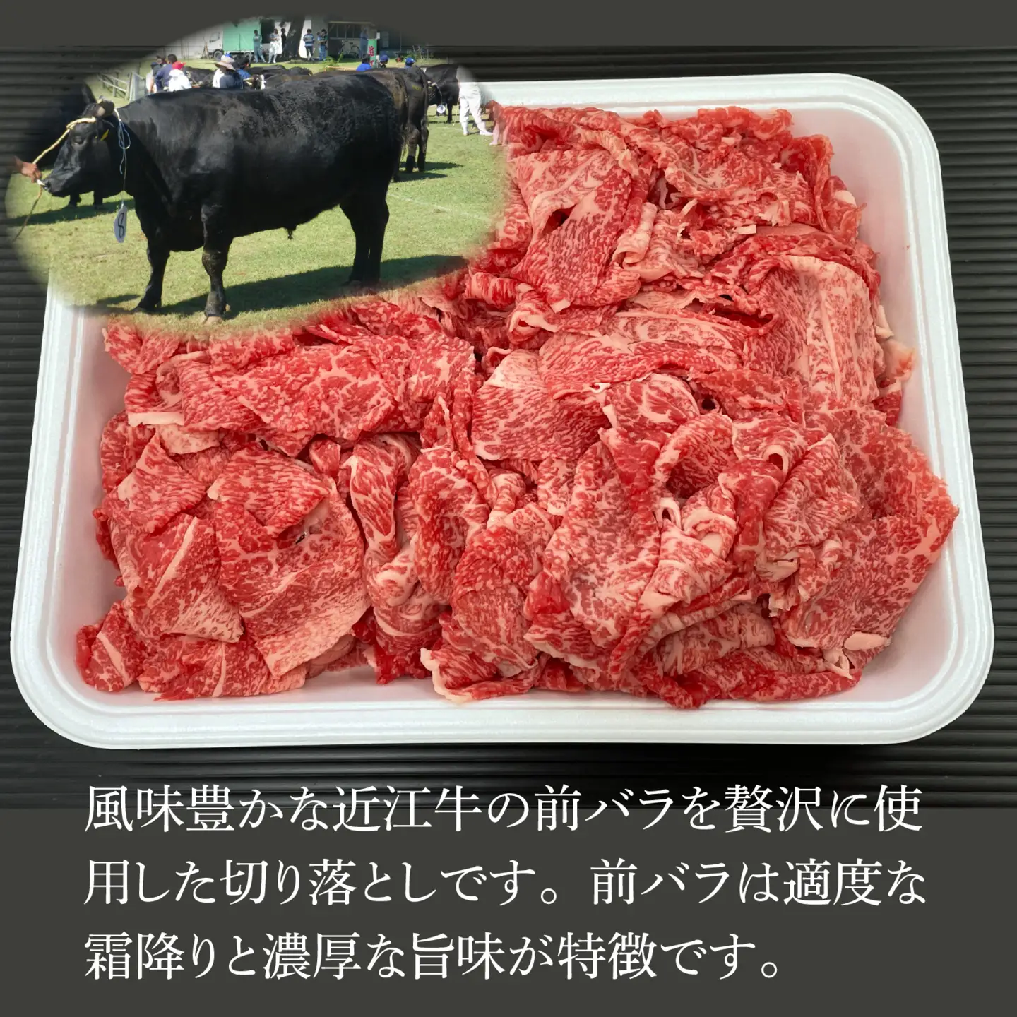 近江牛切り落とし 500g[T006] / 近江牛 和牛 牛肉 バラ 前バラ 切り落し 切落し 500gすき焼き しゃぶしゃぶ 肉じゃが 野菜炒め 国産 滋賀県 大津市 霜降り