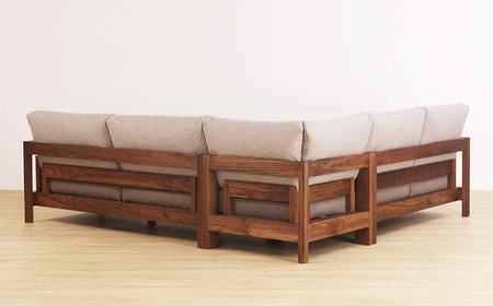 （レッドオーク）AUTHENTICITY SOFA C CORNER GR（グレー） No.1125-07