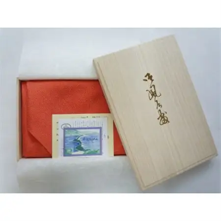 友禅風呂敷 鮫小紋(朱/山吹) 1枚_装飾品・工芸品  鞄・バッグ かばん カバン_【1082348】