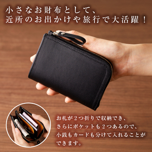 【色が選べる】靴職人が作るL字マルチケース（牛革）　【0062-005】革製品 生活雑貨 ｼﾝﾌﾟﾙ ｶｼﾞｭｱﾙ ﾅﾁｭﾗﾙ 財布 小銭入れ 雑貨
