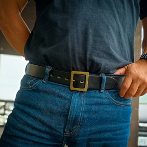 ラフテール【AGE CRAFT-01(38mm) 】Mサイズ　BELT-AC01-BK-BR-M【1639655】